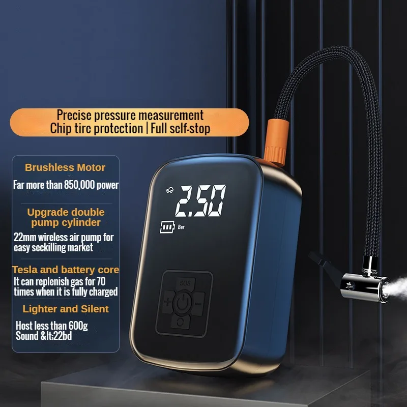 Kompaktowa sprężarka powietrza do opon 12V 150PSI 🛞