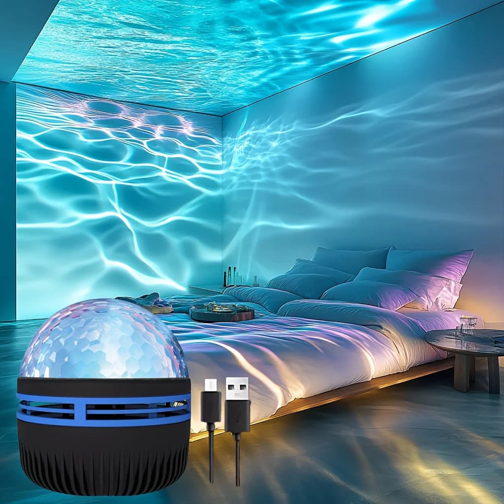 Projektor Gwiazd LED USB RGB z Pilotem 🌌